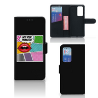 Huawei P40 Pro Wallet Case met Pasjes Popart Princess