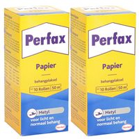 2x pakken Perfax metyl behanglijm/behangplaksel 125 gram - thumbnail