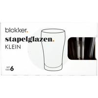 Blokker stapelglazen klein - 22 cl - 6 stuks - thumbnail