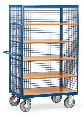 Fetra Hauptartikel 3392 Kastwagen Staal Poedercoating Laadvermogen (max.): 750 kg Stralend blauw (RAL 5007)