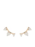 Adina Reyter boucles d'oreilles en or jaune 14ct orné de diamants - thumbnail