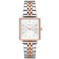Rosefield The Boxy Quartz Polshorloge Vrouw Roségoud