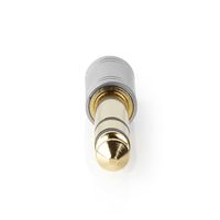 Audio Adapter | 6.35 mm Male - 3.5 mm Female | Metal | Silver - thumbnail