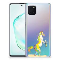 Samsung Galaxy Note 10 Lite Telefoonhoesje met Naam Horse Color - thumbnail