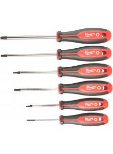 Milwaukee Accessoires Tri-lobe Schroevendraaier Torx set - 6pc - 4932471809