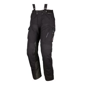 MODEKA Viper LT pants, Textiel motorbroek heren, Zwart lang