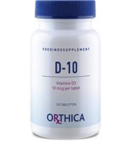 Orthica Orthica Vitamine D-10 (120tb)