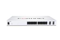 FORTINET FortiSwitch 124F-POE - FS-124F-POE, L2+ PoE-schakelaar met 24GE + 4SFP+, 24 PoE-poorten, rackmontage