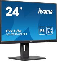 iiyama Monitor XUB2491H-B1-23,8 inch, IPS, 1920X1080/100Hz, 1H1DP, HEEFT