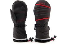 Sinner Stratton kinder skihandschoenen - Zwart/Rood - 5-6 jaar