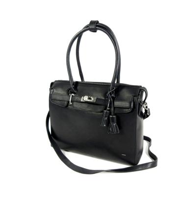 DEXTER damestas schoudertas business tas zwart