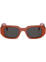 Prada Eyewear lunettes de soleil à monture rectangulaire - Orange - thumbnail