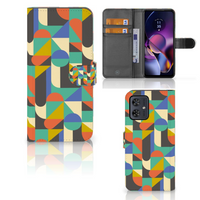 Motorola Moto G54 Telefoon Hoesje Funky Retro - thumbnail