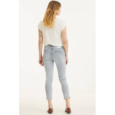 Esqualo straight fit jeans light blue denim