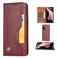 Card Set Series Xiaomi Redmi Note 11 Pro/Note 11 Pro+ Wallet Case - Wijnrood