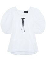 Simone Rocha robe à manches bouffantes - Blanc - thumbnail