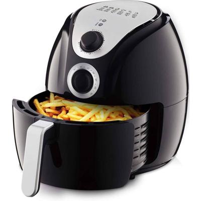 Airfryer - Aigi Hunra - Hetelucht Friteuse - Timer - 3.5 Liter - Zwart