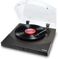 ION Audio Premier LP - Draadloze Bluetooth platenspeler / vinyl platenspeler met luidsprekers, USB-conversie, RCA & hoofdtelefoonuitgangen - Zwart