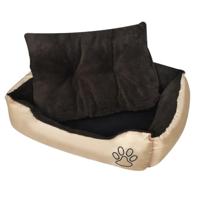 vidaXL Hondenbed met Kussen L Hondenmand Hond Honden Hondenkussen Bed Mand