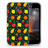 Nokia 1 Siliconen Case Fruits - thumbnail