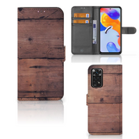 Xiaomi Redmi Note 11 Pro 5G/4G Book Style Case Old Wood