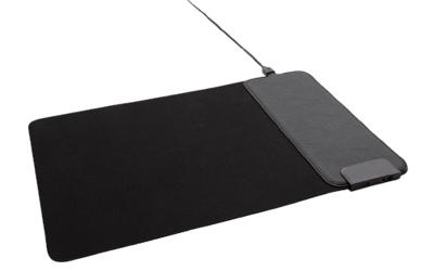 XD Collection muismat draadloze oplader 32 cm rubber zwart XD Collection muismat draadloze oplader 32 cm rubber zwart