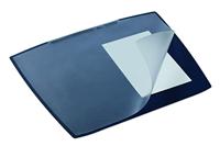 Durable 720107 Schrijfonderlegger Artwork, 650 x 520 mm, 1 stuk, donkerblauw met transparante cover