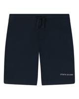 Lyle & Scott Sweat short Script - Donker navy blauw - thumbnail