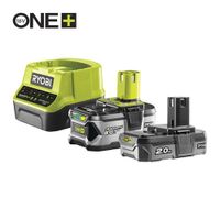 Ryobi RC18120-242X | 1 x 4.0Ah & 1 x 2.0Ah Lithium+ accu's en lader 5133005961