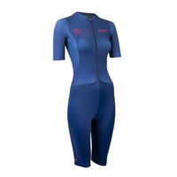 Zone3 Aeroforce X II trisuit korte mouw blauw dames L - thumbnail