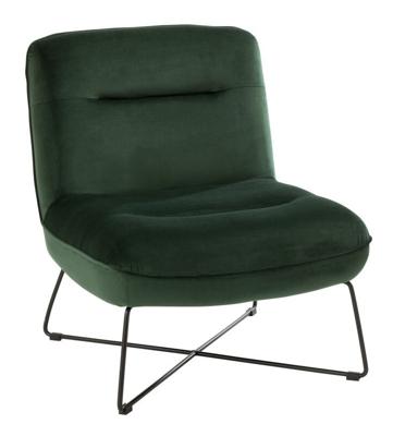 J-Line Fauteuil 'Stephan' kleur Groen