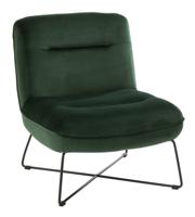 J-Line Fauteuil 'Stephan' kleur Groen