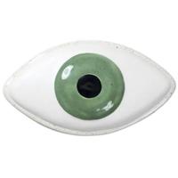 Doiy Opbergdoos Oog 24 Cm Keramiek Wit