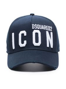 DSQUARED2 casquette à logo brodé - Bleu