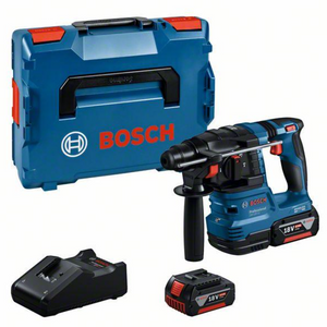 Bosch Blauw GBH 18V-22 Accu Boorhamer | 1,9J | 2 x 4,0 Ah accu + snellader | In L-Boxx - 0611924002