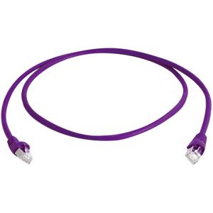 Telegärtner L00000A0237 RJ45 Netwerkkabel, patchkabel CAT 6A S/FTP 0.25 m Violet UL gecertificeerd, Vlambestendig, Snagless, UL gecertificeerd 1 stuk(s)