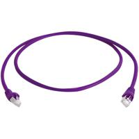 Telegärtner L00000A0237 RJ45 Netwerkkabel, patchkabel CAT 6A S/FTP 0.25 m Violet UL gecertificeerd, Vlambestendig, Snagless, UL gecertificeerd 1 stuk(s) - thumbnail