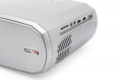 Technaxx TX-177 Beamer LCD 15000 ANSI-lumen 1920 x 1080 Full HD 2x VGA-ingang, Full HD, Geïntegreerde luidspreker, Mini-beamer, Met afstandsbediening,