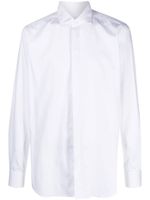 Xacus chemise en coton à manches longues - Blanc