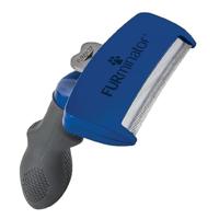 Furminator Deshedding-Tool Hondenborstel, Maat L Lang Haar, voor Ondervacht, Blauw/Zwart