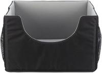 Trixie autostoel hond zwart/grijs 45x40x28 cm