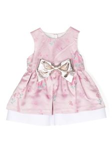 Hucklebones London robe sans manches à fleurs - Rose