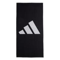 adidas Uniseks-Volwassen Brand Stripes Towel, Black/White, L