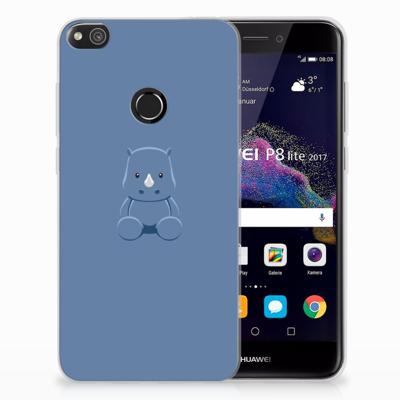 Huawei P8 Lite 2017 Telefoonhoesje met Naam Baby Rhino Huawei P8 Lite 2017 Telefoonhoesje met Naam Baby Rhino