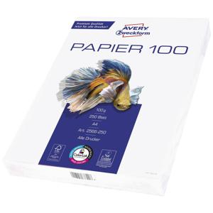 Avery-Zweckform Inkjet Paper Bright White 2566-250 Set van 200 stuks Printpapier, kopieerpapier DIN A4 100 g/m² 250 vellen Helderwit