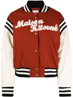 Maison Kitsuné veste bomber à logo appliqué - Orange - thumbnail