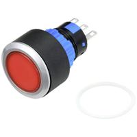 TRU COMPONENTS TC-9219064 Druktoets 250 V/AC 3 A 1x uit/(aan) Moment (Ø) 25 mm IP40 1 stuk(s) - thumbnail