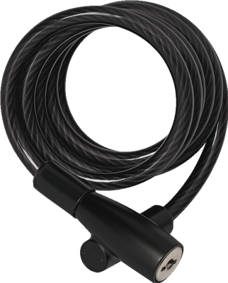 Abus Spiraal 3506K/120 kabelslot (Kleur slot: zwart) Abus Spiraal 3506K/120 kabelslot (Kleur slot: zwart)