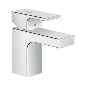 Hansgrohe Wastafelmengkraan Vernis Shape Eengreeps 70 CoolStart Zinc Met Trekwaste Chroom