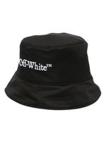 Off-White bob à logo brodé - Noir